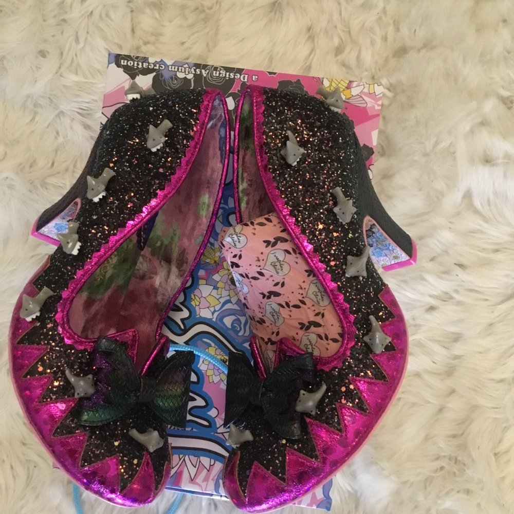 Irregular Choice Big Teeth shark shoes size 44 EU New